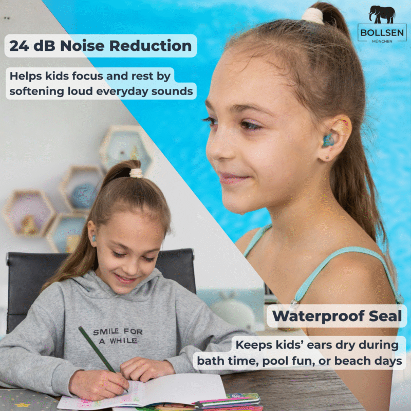 BOLLSEN Kidz+ earplugs — hearing protection for children