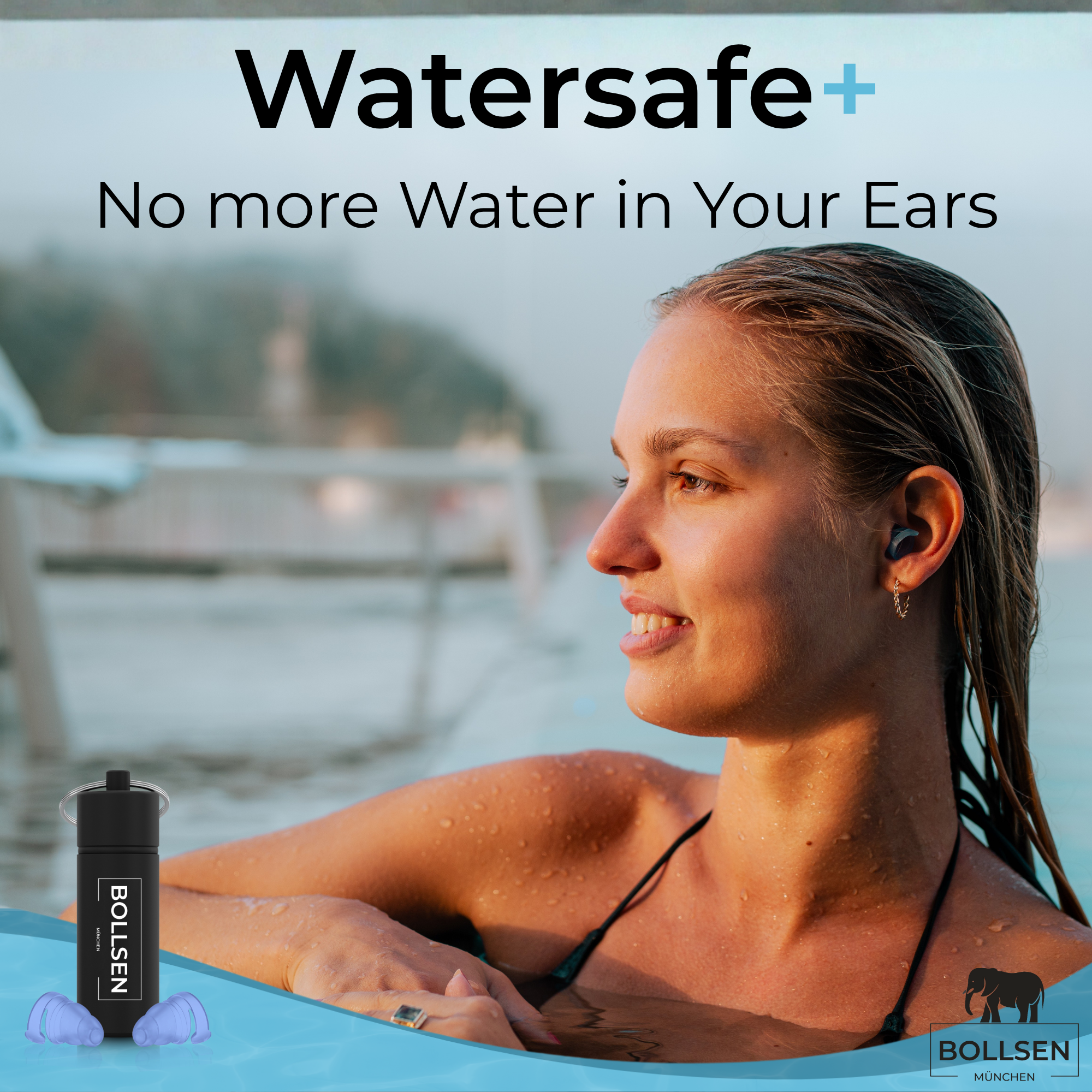 BOLLSEN Watersafe+ earplugs — best earplugs to prevent swimmer's ear
