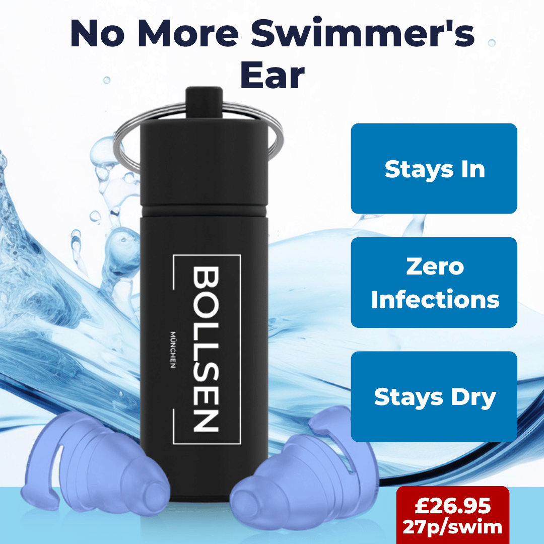 BOLLSEN Watersafe+ waterproof swimming earplugs — best for open water